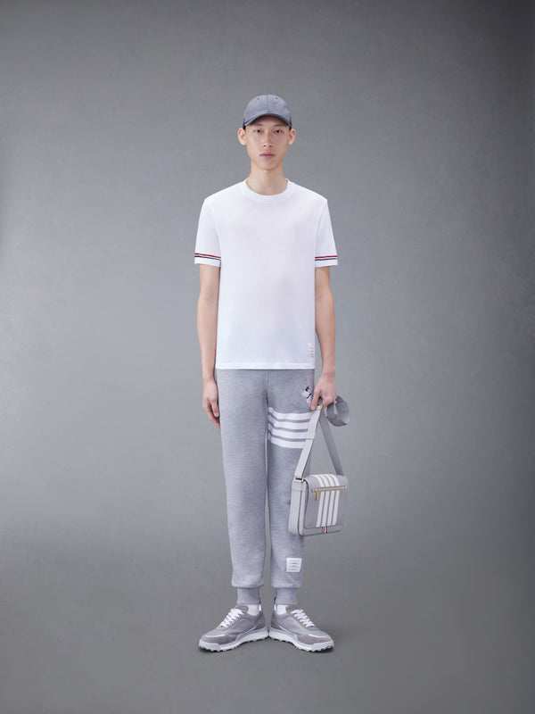 LIGHTWEIGHT COTTON SHORT SLEEVE STRIPED TEE