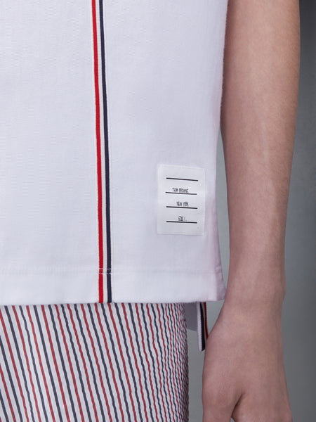 RWB STRIPE JERSEY TEE WHITE