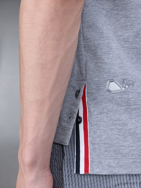 JERSEY NAUTICAL SHORT SLEEVE TEE LT GREY