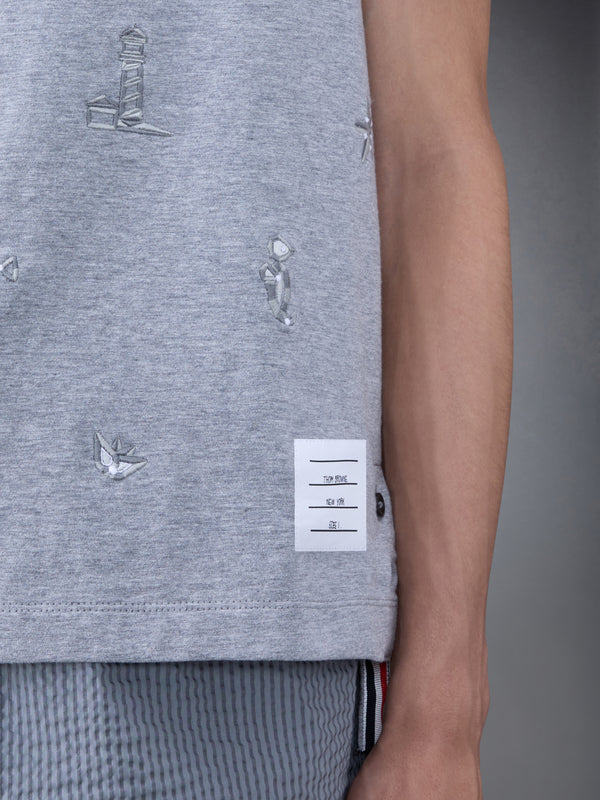 JERSEY NAUTICAL SHORT SLEEVE TEE - image 6