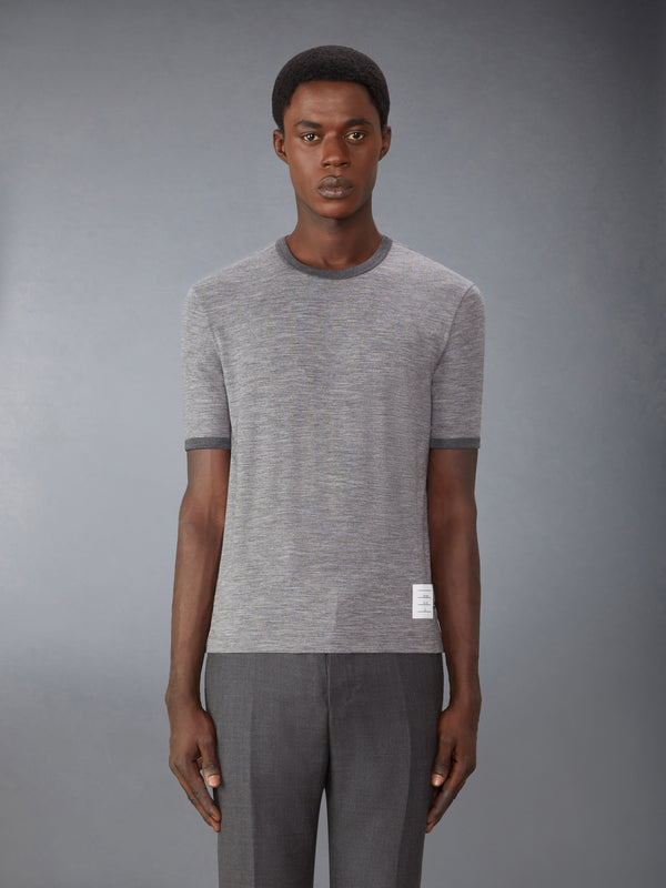 WOOL JERSEY RINGER TEE - featured image