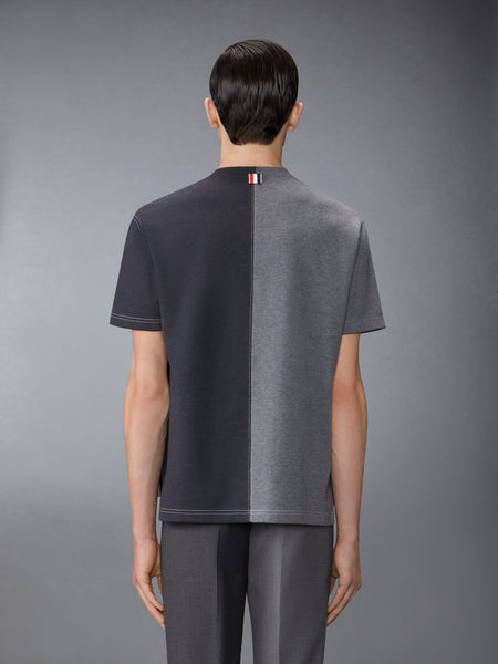 FUNMIX COTTON MILANO CONTRAST STITCH POCKET TEE FUN MIX