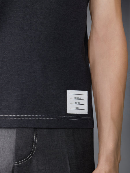 FUNMIX COTTON MILANO CONTRAST STITCH POCKET TEE FUN MIX