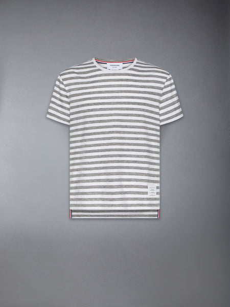 リネン ジャージー リンガーTシャツ ライト グレー