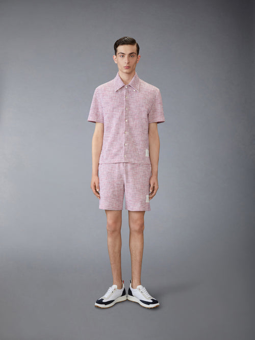 COTTON TWEED SHORT SLEEVE SHIRT