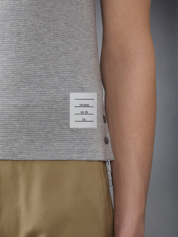 コットンワッフル リブ カフ Tシャツ - image 5