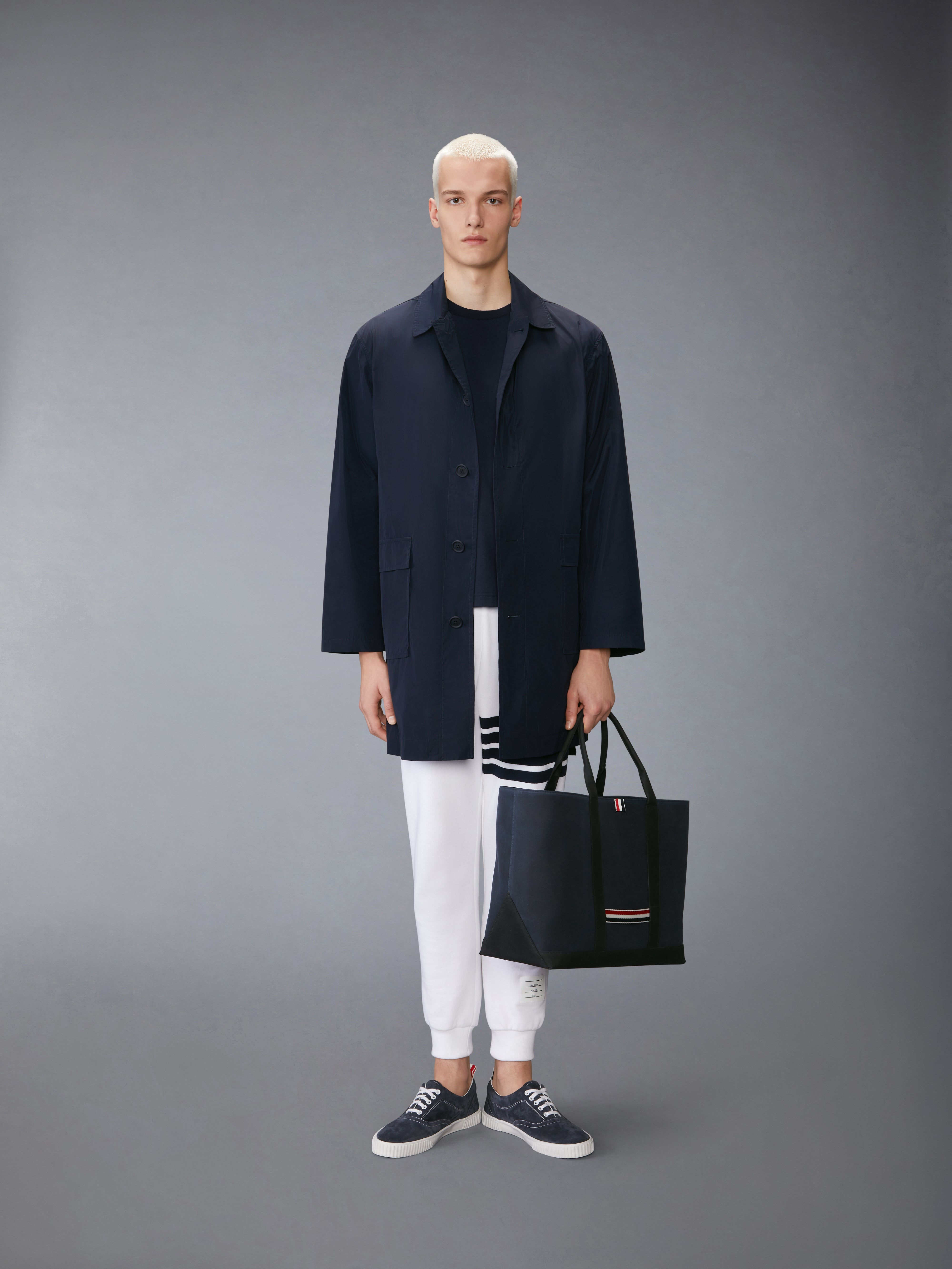 THOM BROWNE ロングTシャツ Thom Browne 4-Bar long-sleeve T-shirt | White | FARFETCH