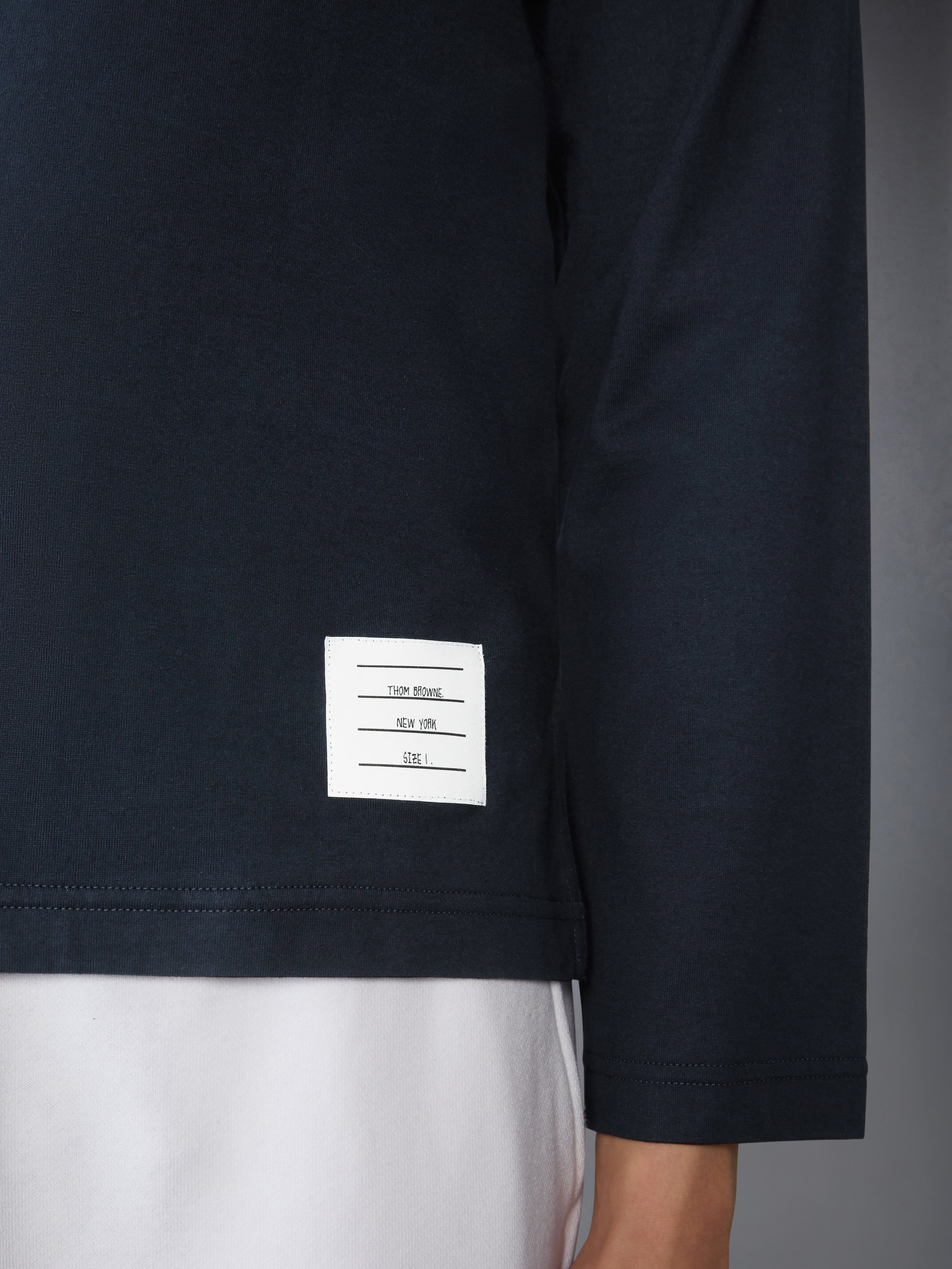 THOM BROWNE トリコロール ポロシャツ サイズL ブラック 日本製 THOM BROWNE. NEW YORK(トムブラウンニューヨーク) / ポロシャツ