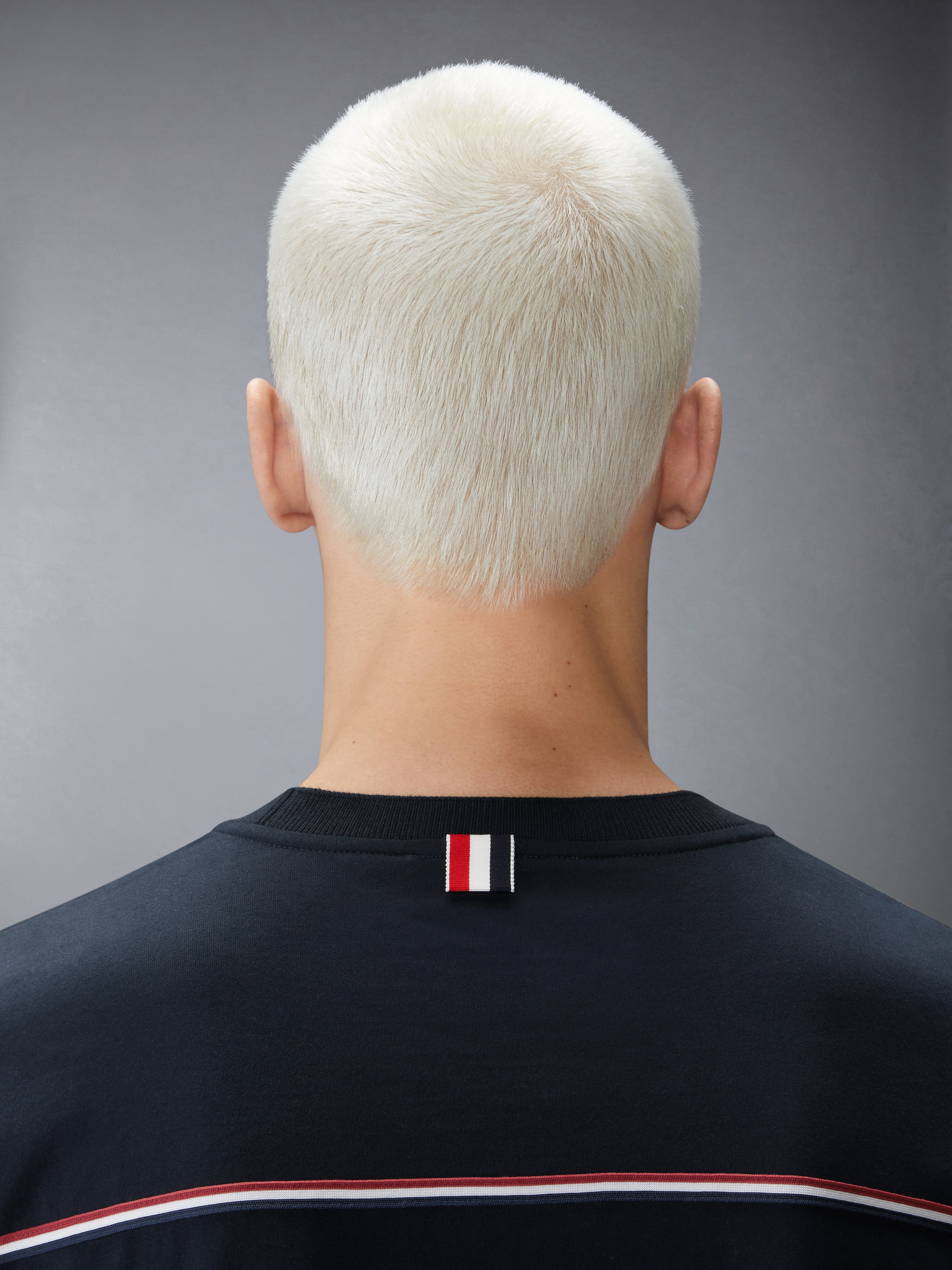 Oversized Long Sleeve Jersey Tee | Thom Browne