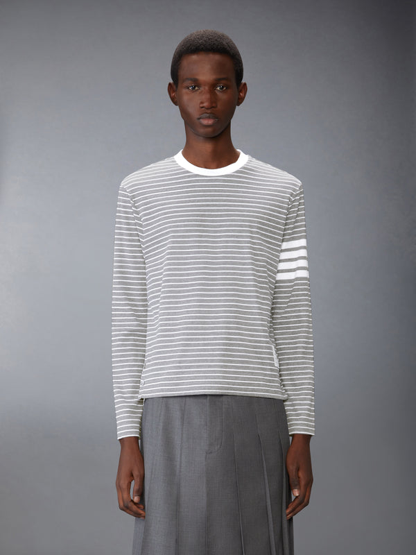 MILANO STRIPE 4-BAR LONG SLEEVE TEE - image 1