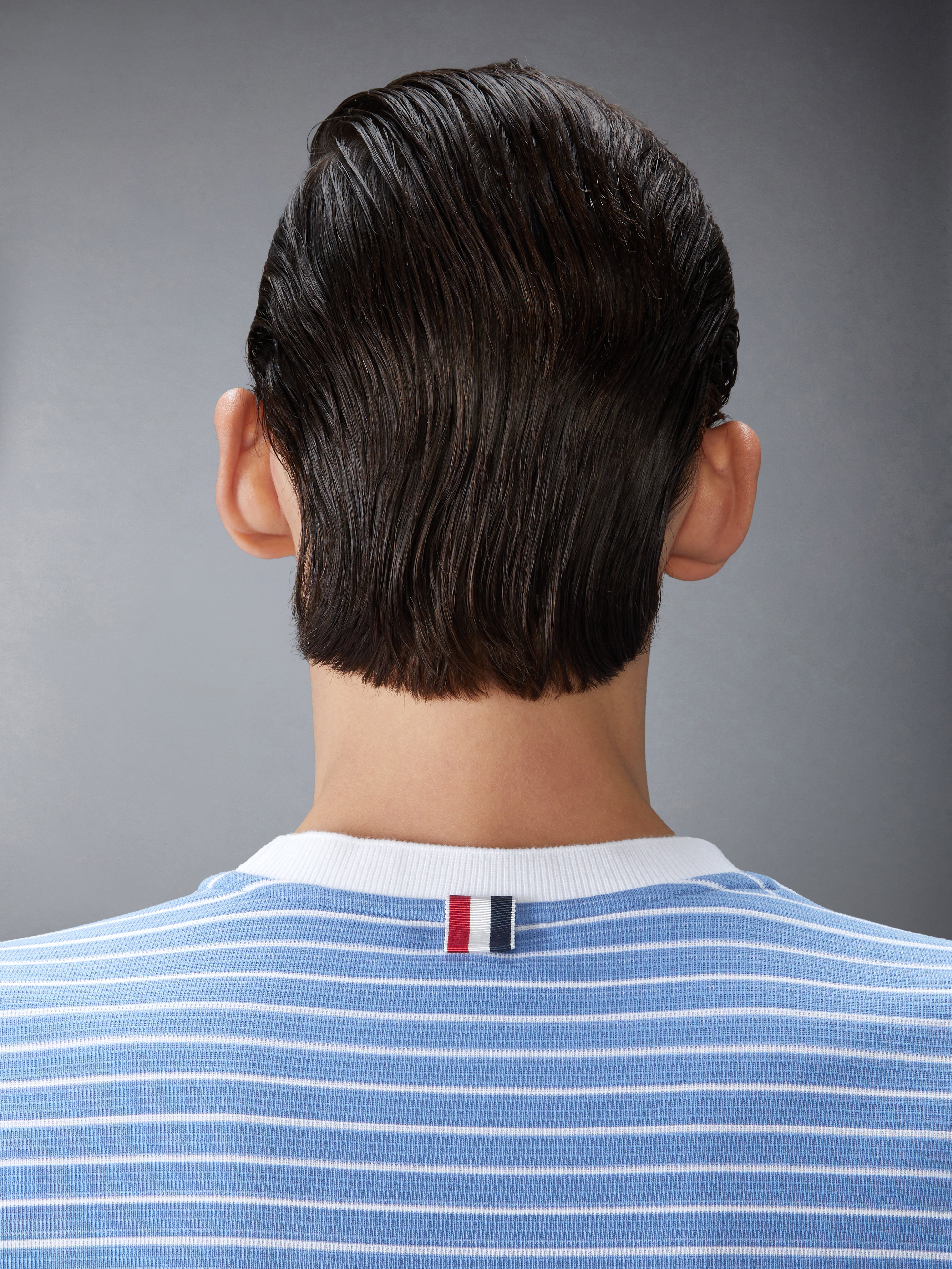 ★送料関税込★THOM BROWNE ミラノ 4-BAR コットン 長袖Tシャツ ミラノ 4-BAR 長袖Tシャツ | Thom Browne