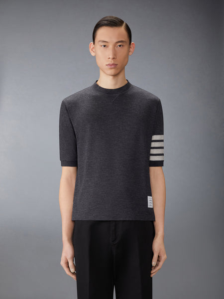 WOOL JERSEY 4-BAR TEE