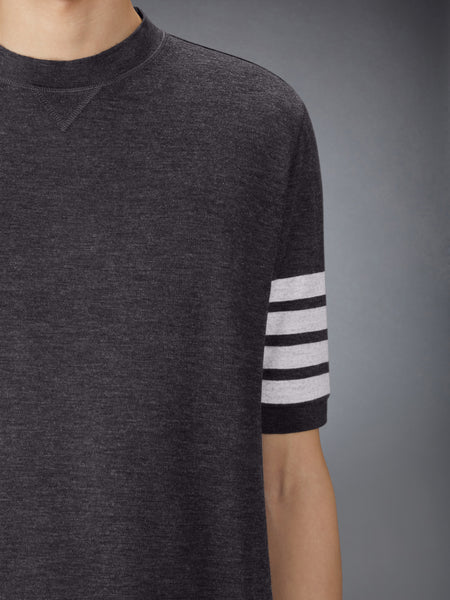 WOOL JERSEY 4-BAR TEE