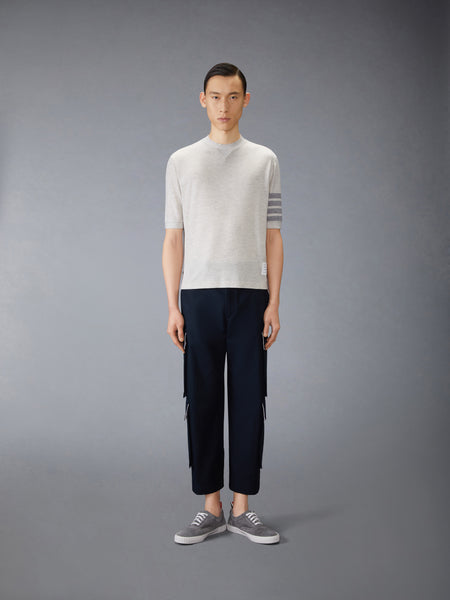 WOOL JERSEY 4-BAR TEE