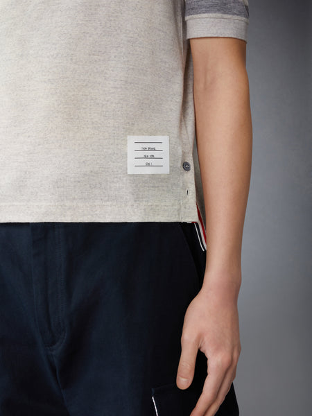 WOOL JERSEY 4-BAR TEE