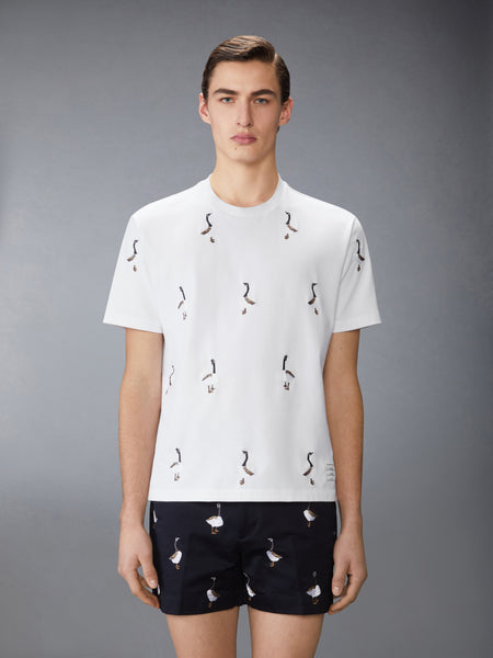 GEESE PRINT JERSEY TEE