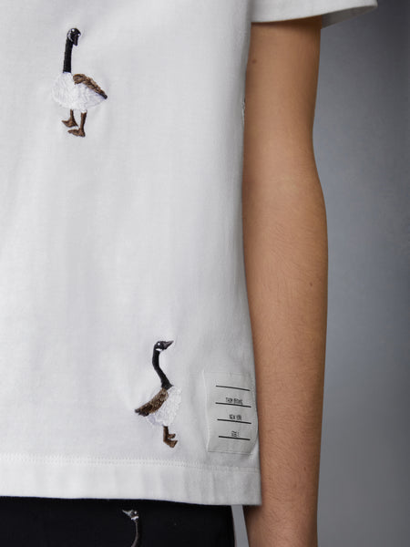 GEESE PRINT JERSEY TEE