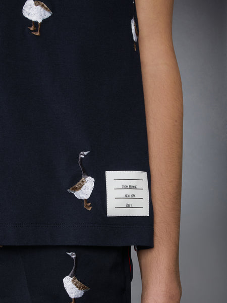GEESE PRINT JERSEY TEE