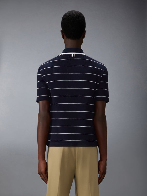 STRIPE WAFFLE SHORT SLEEVE SHIRT - image 2