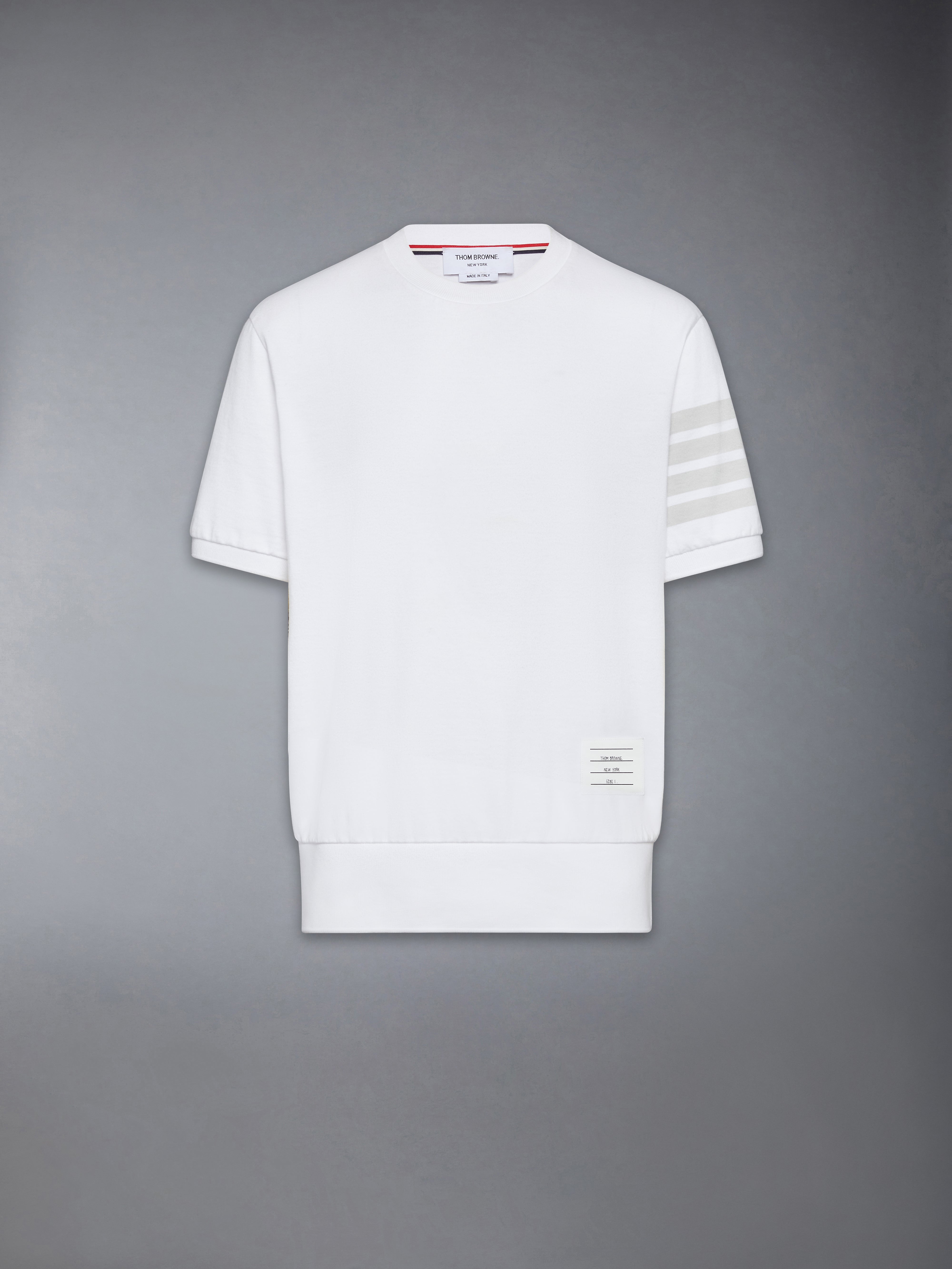 Cotton Jersey 4-Bar Tee | Thom Browne