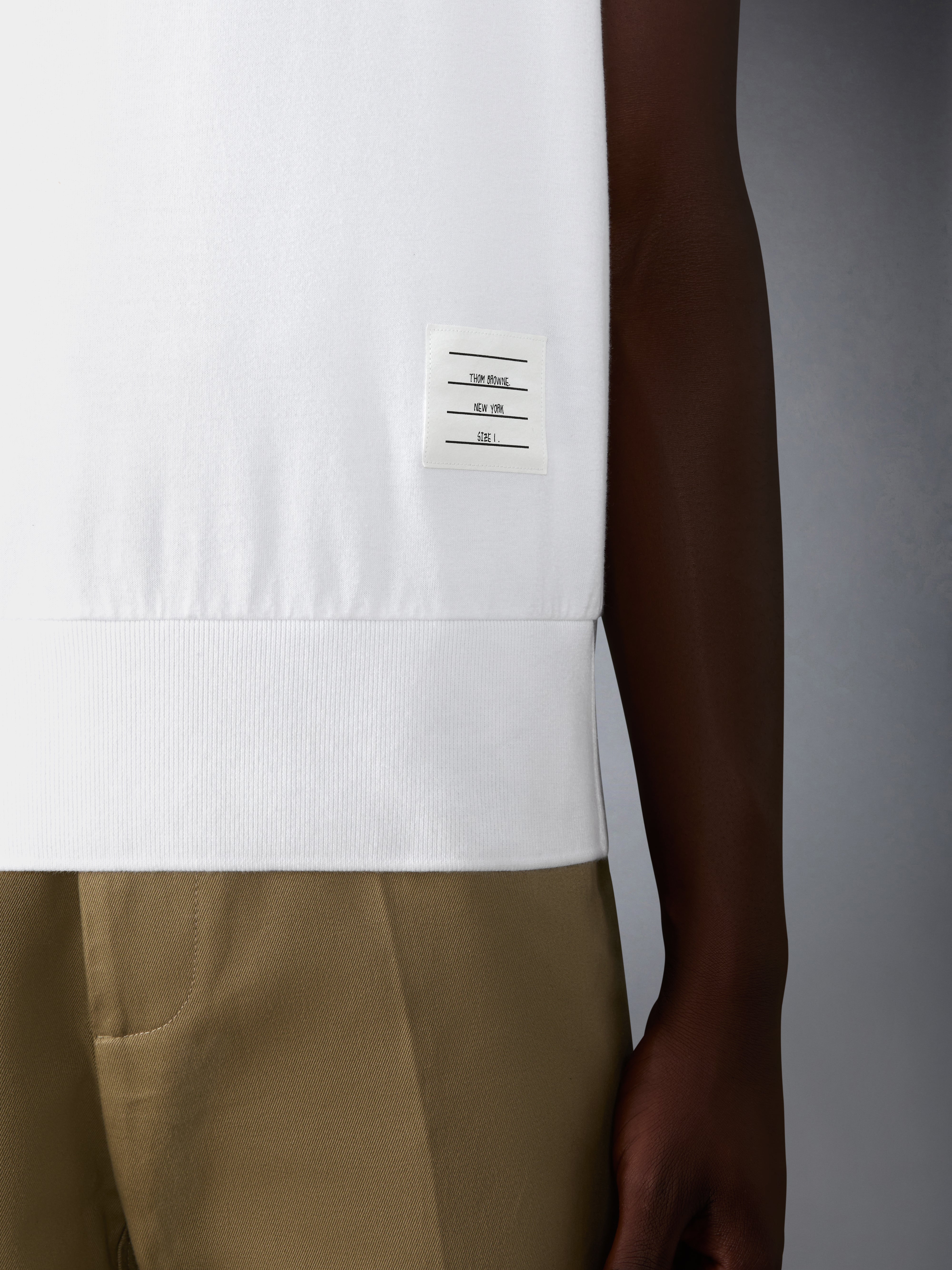 Cotton Jersey 4-Bar Tee | Thom Browne