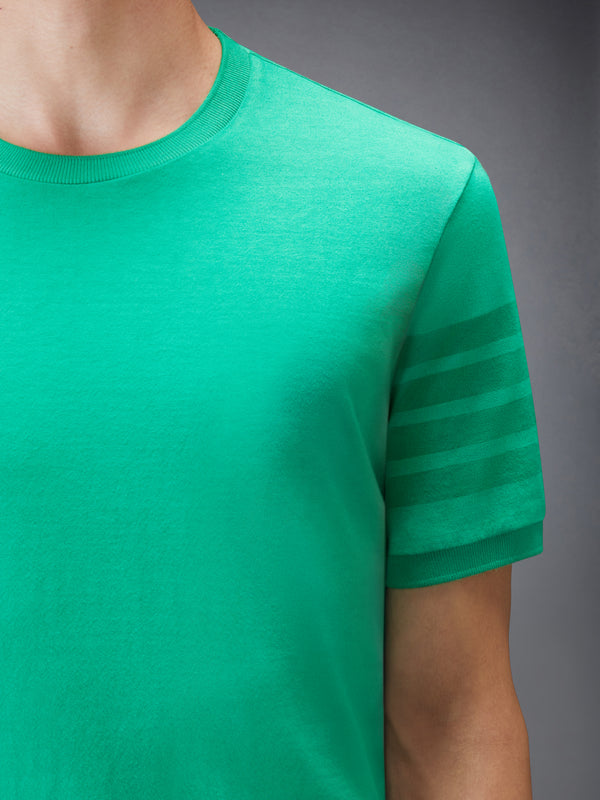 코튼 저지 4-바 티 - image 5