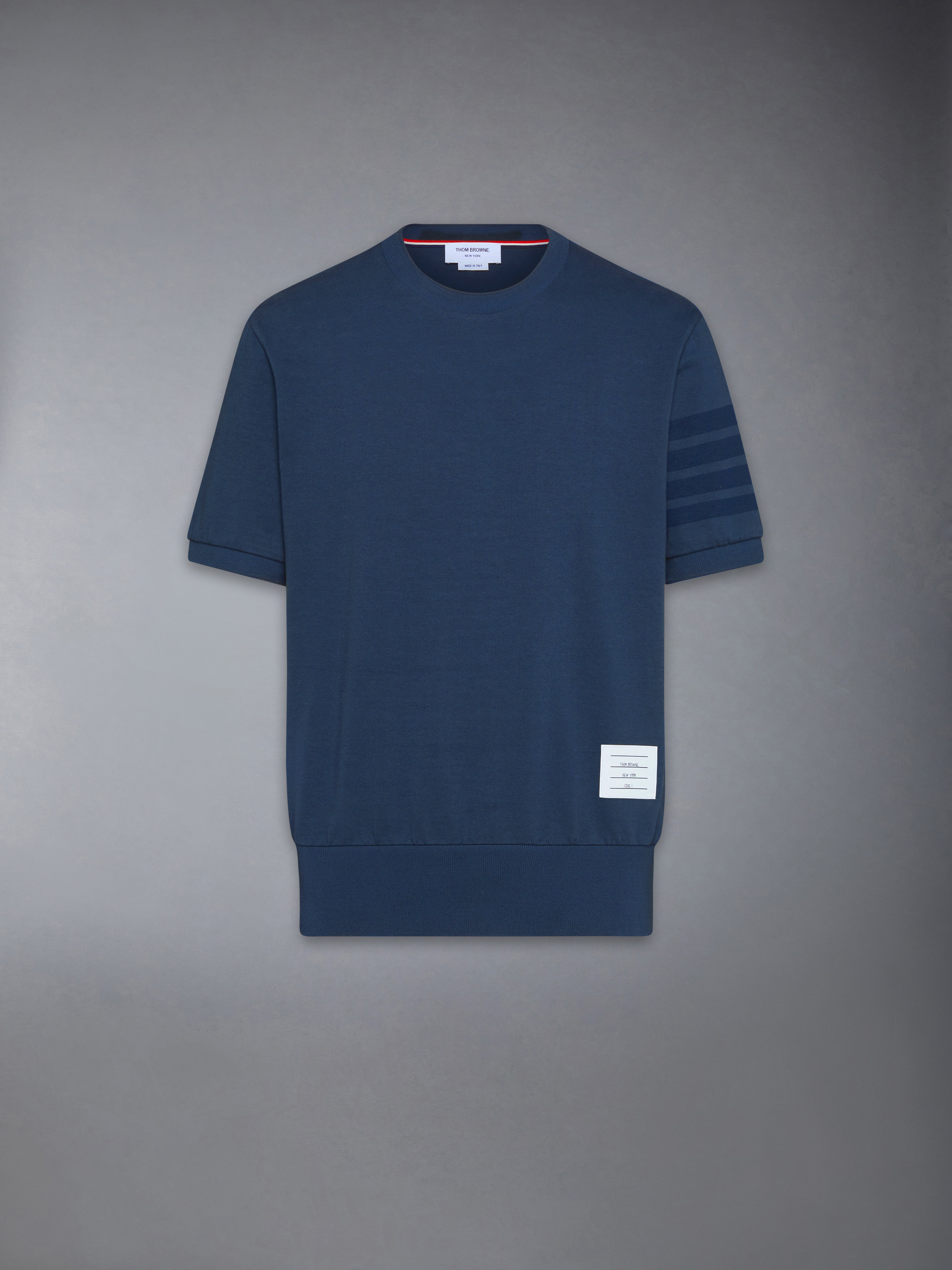 Cotton Jersey 4-Bar Tee | Thom Browne