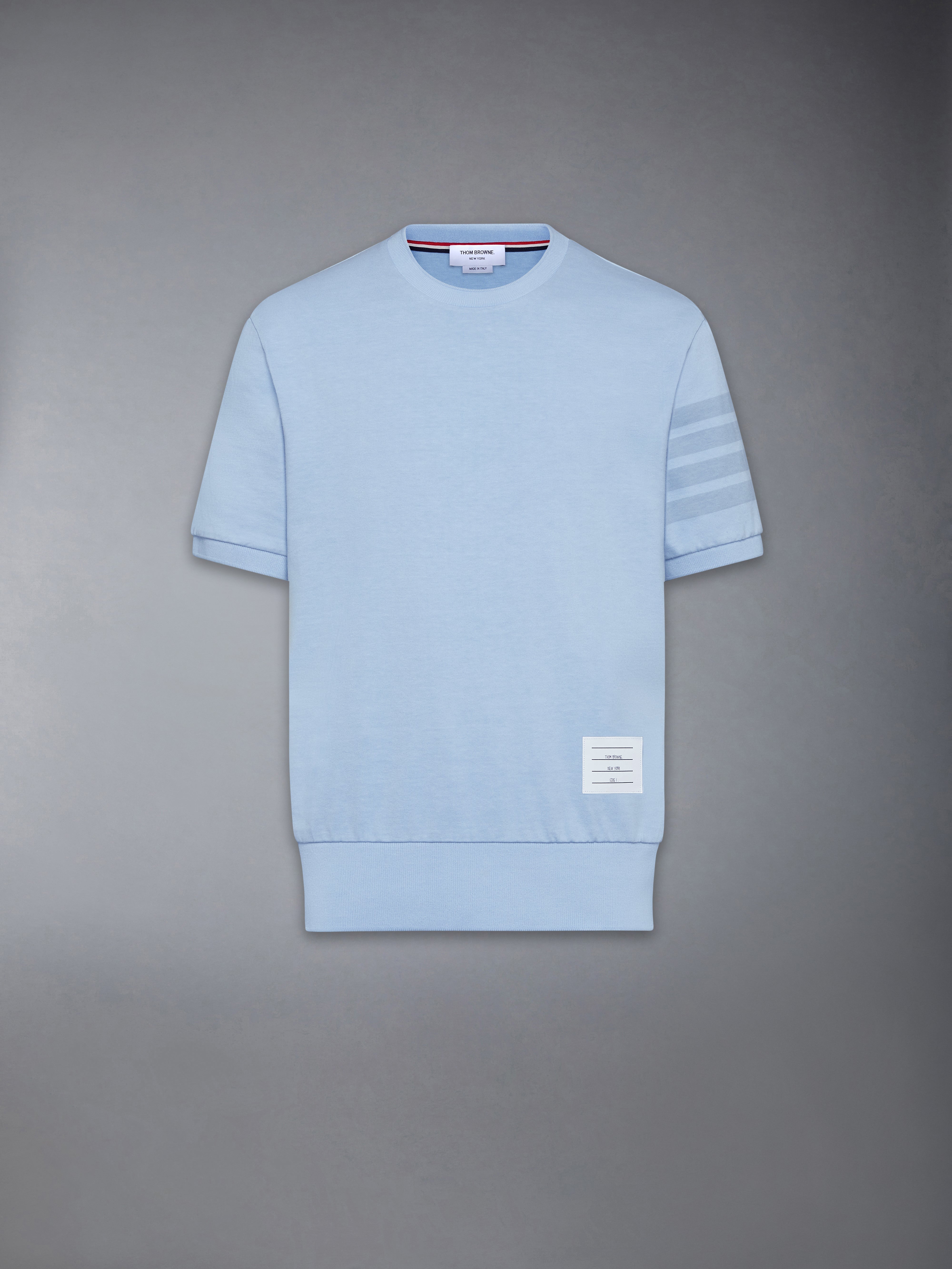 Cotton Jersey 4-Bar Tee | Thom Browne Cotton Jersey 4-Bar Tee | Thom Browne