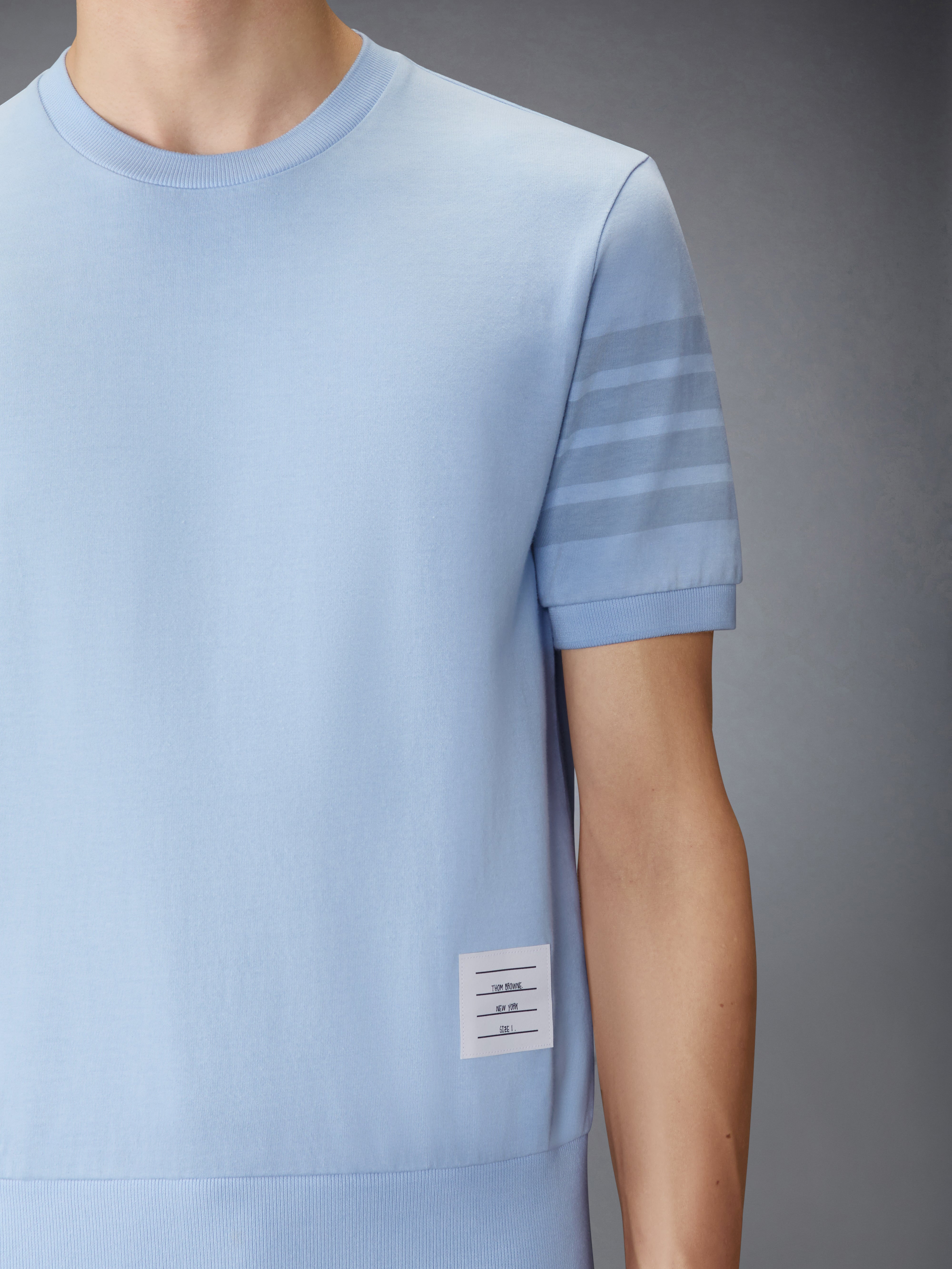 Cotton Jersey 4-Bar Tee | Thom Browne