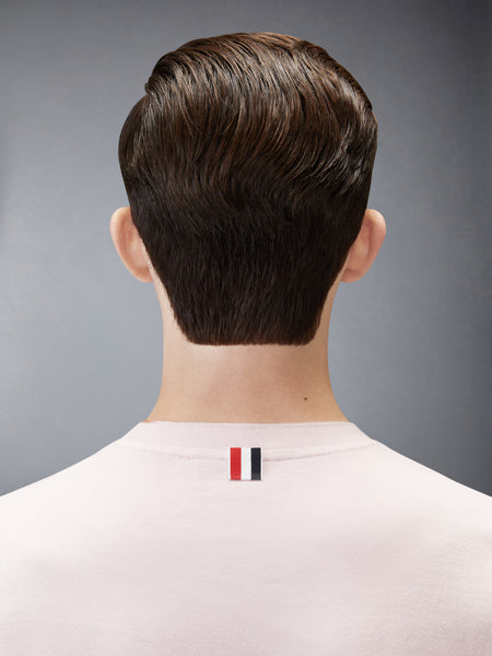 코튼 저지 4-바 티 라이트 핑크