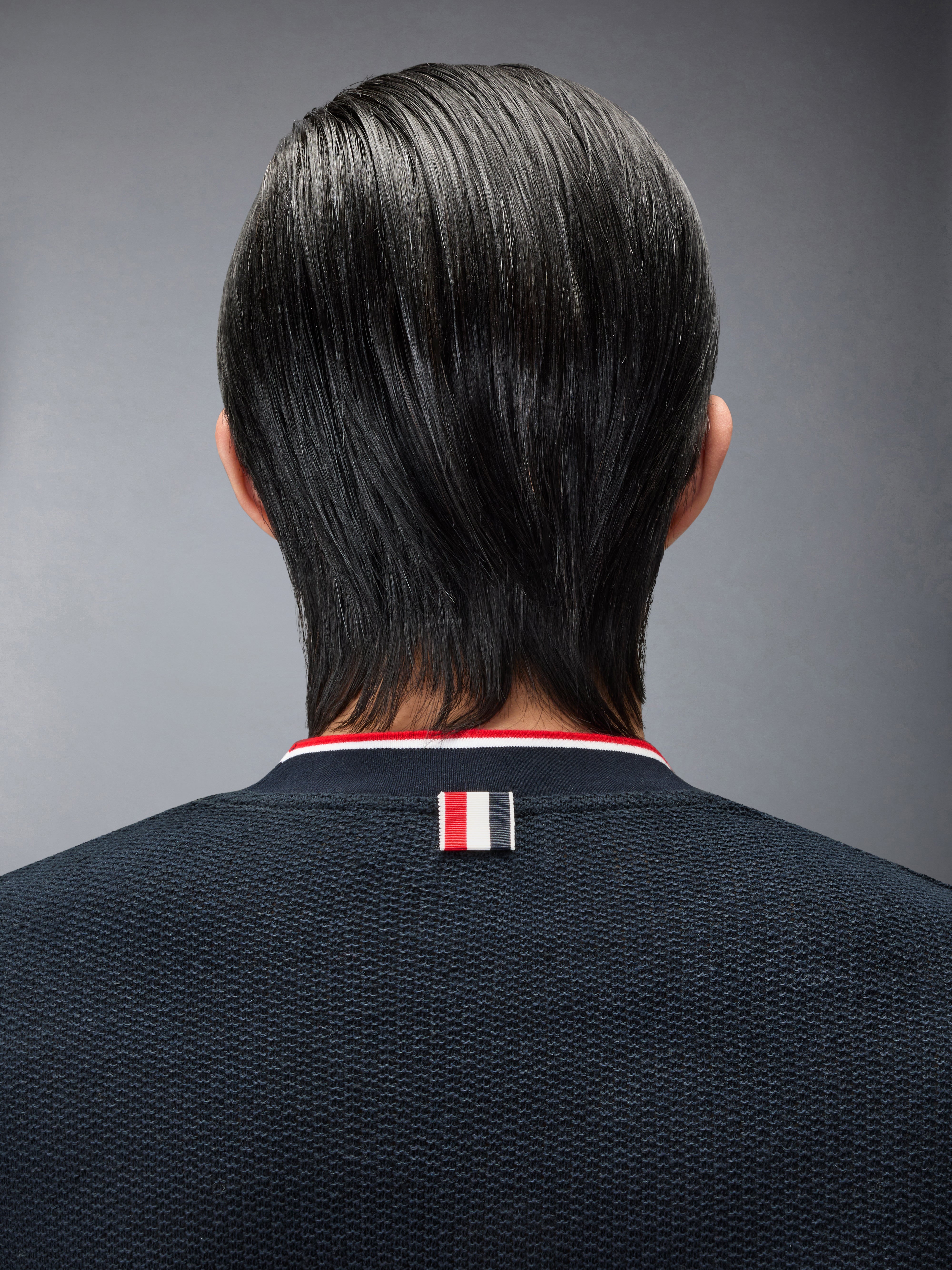 Textured Cotton Linen Tee | Thom Browne