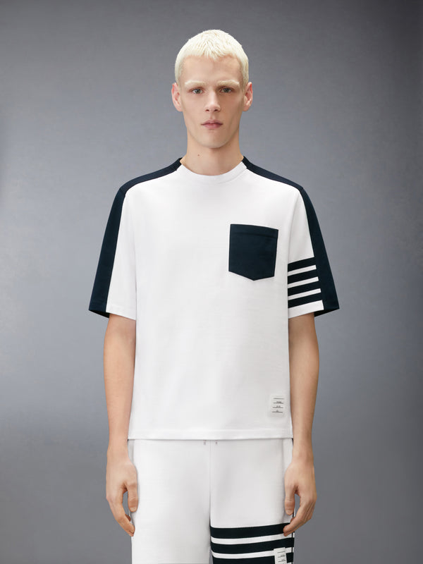 JERSEY 4-BAR COLORBLOCK OVERSIZED TEE - image 1