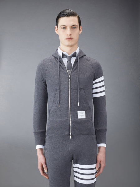 CLASSIC LOOPBACK 4-BAR FULL ZIP HOODIE