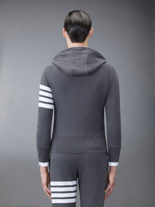 Classic Loopback 4 Bar Full Zip Hoodie | Thom Browne