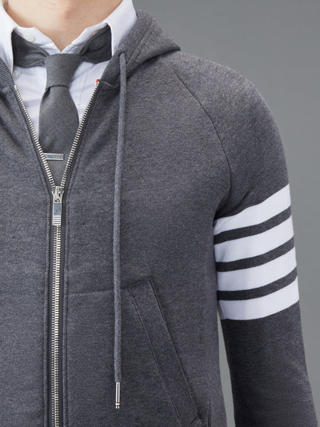 CLASSIC LOOPBACK 4-BAR FULL ZIP HOODIE