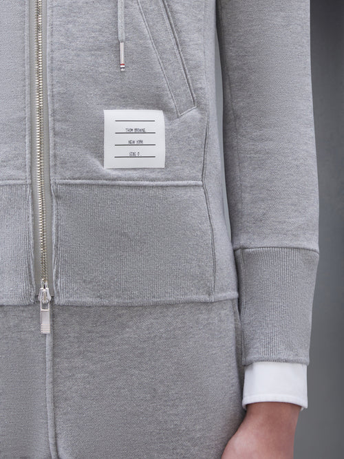 Classic Loopback 4 Bar Full Zip Hoodie | Thom Browne