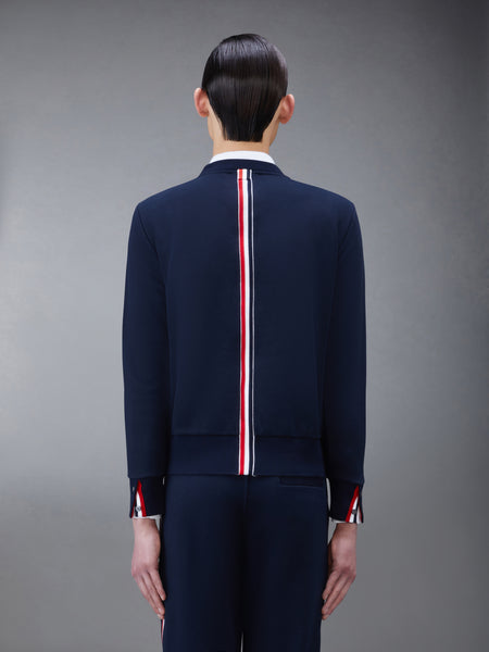 CLASSIC LOOPBACK STRIPE PULLOVER NAVY