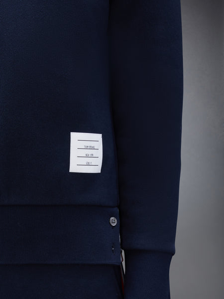 CLASSIC LOOPBACK STRIPE PULLOVER NAVY