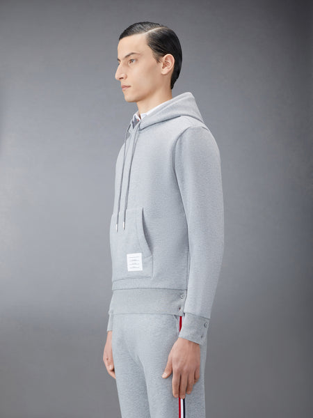 CLASSIC LOOPBACK STRIPE HOODIE LT GREY