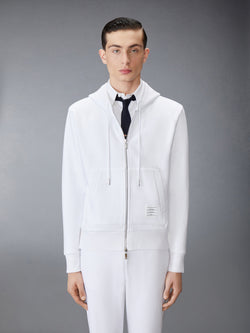 CLASSIC LOOPBACK CENTER BACK STRIPE ZIP UP HOODIE