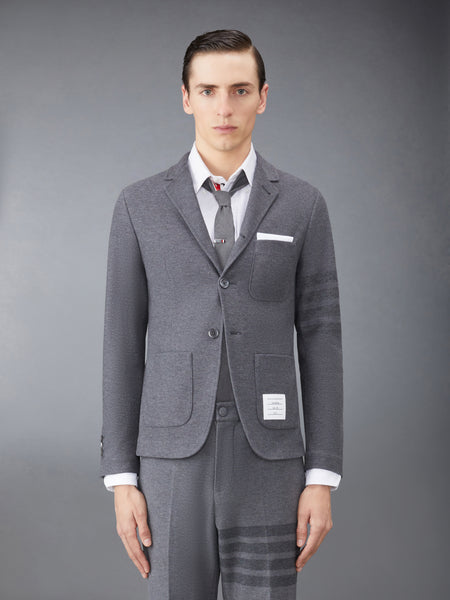 DOUBLE FACE TECH TWILL SPORT COAT MED GREY