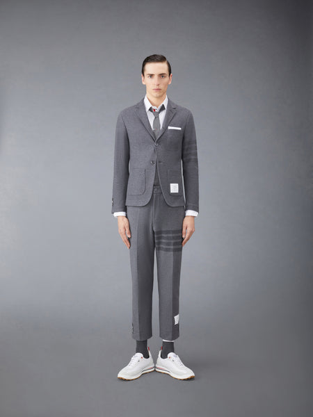 DOUBLE FACE TECH TWILL SPORT COAT MED GREY