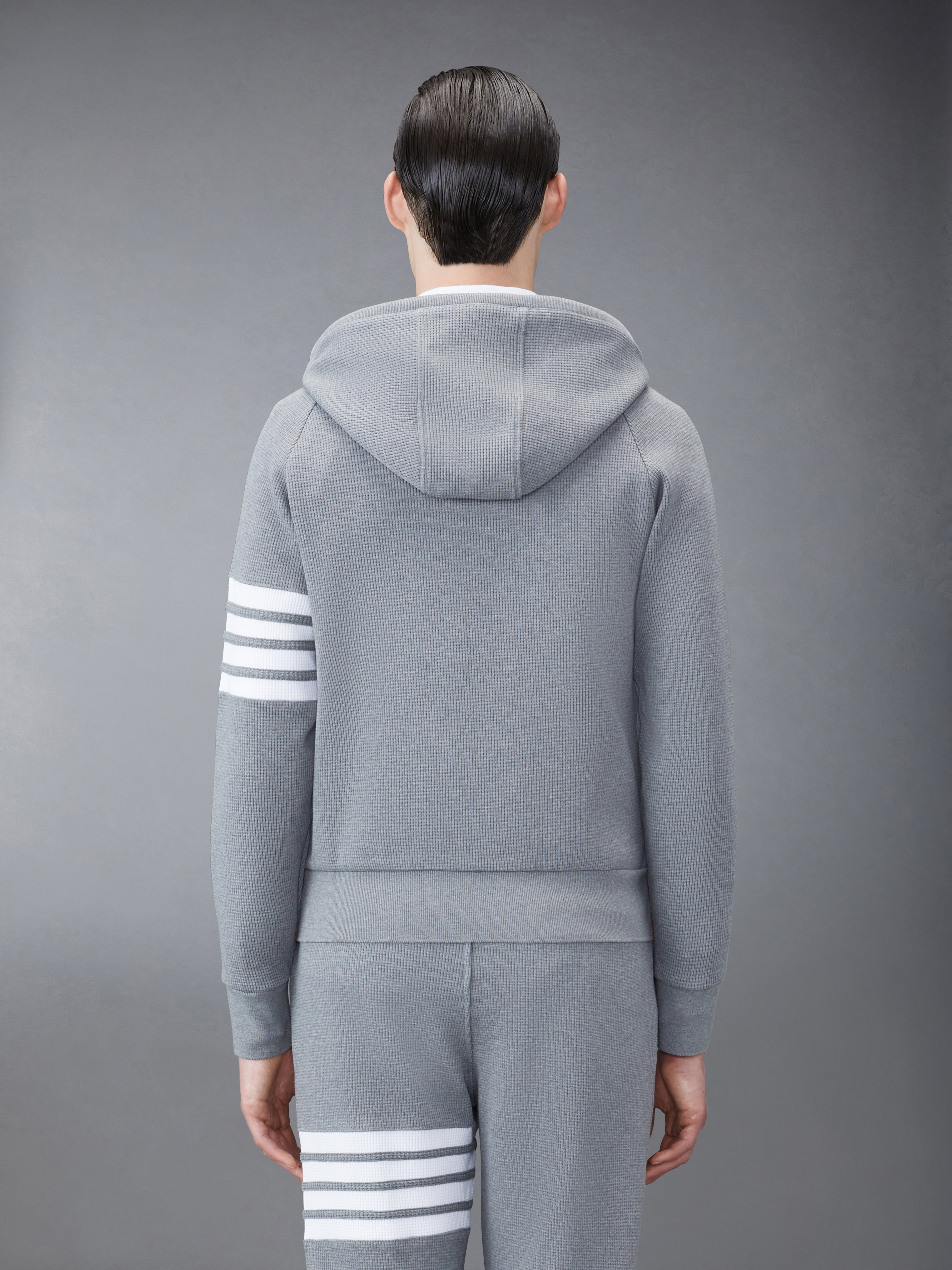 ワッフル ラグラン フルジップ フーディー | Thom Browne ワッフル ラグラン フルジップ フーディー | Thom Browne