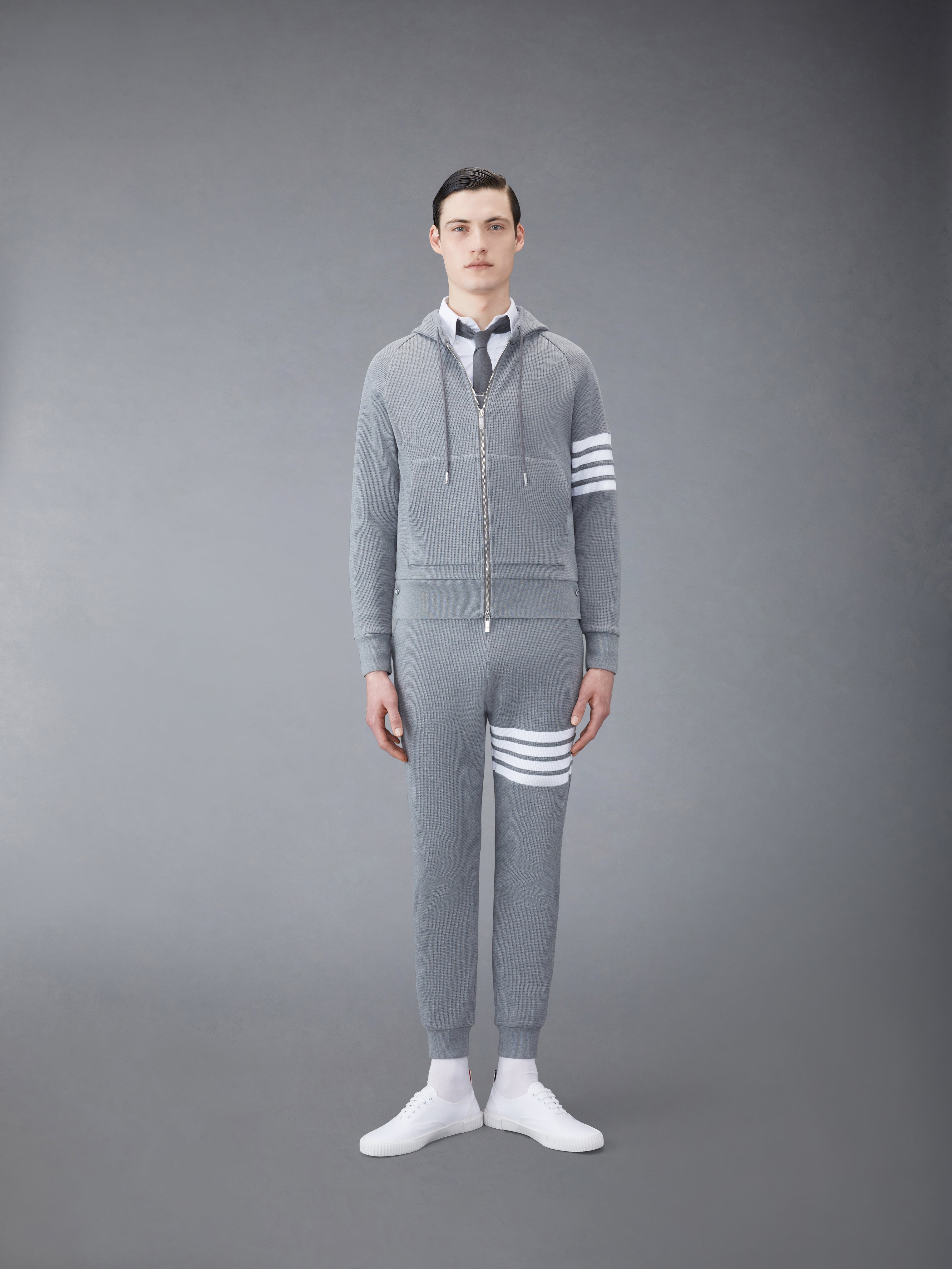 ワッフル ラグラン フルジップ フーディー | Thom Browne ワッフル ラグラン フルジップ フーディー | Thom Browne