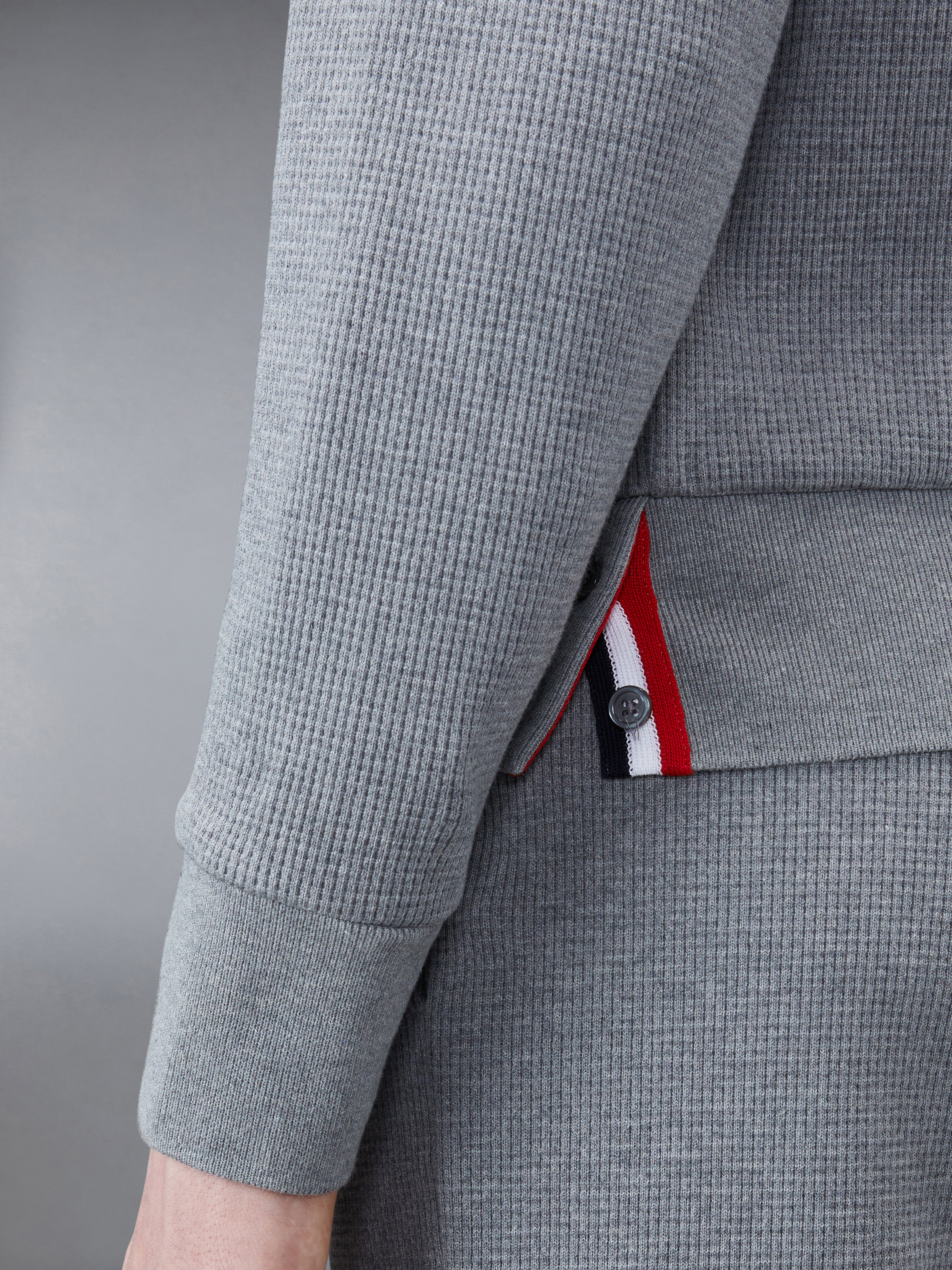 ワッフル ラグラン フルジップ フーディー | Thom Browne