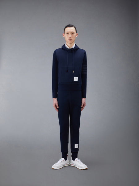 CLASSIC LOOPBACK 4-BAR HOODIE NAVY