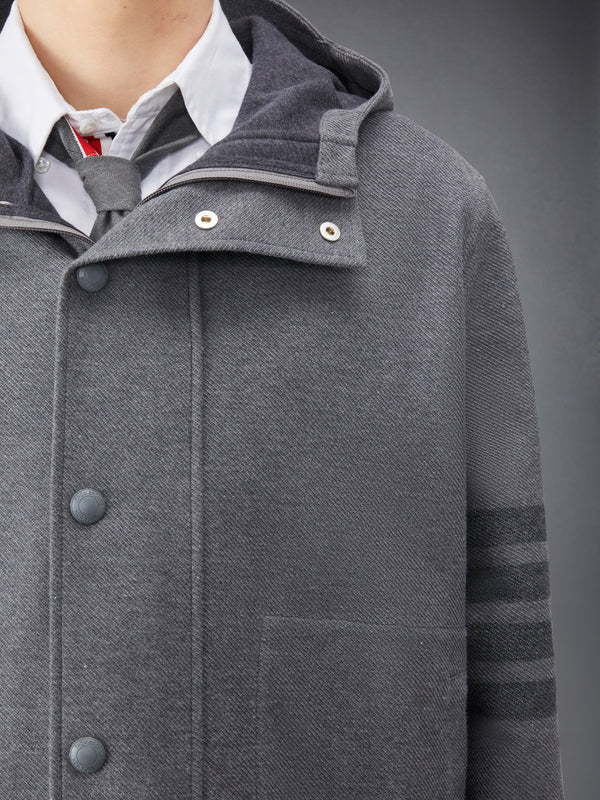 DOUBLE FACE TECH TWILL HOODED JACKET - image 6