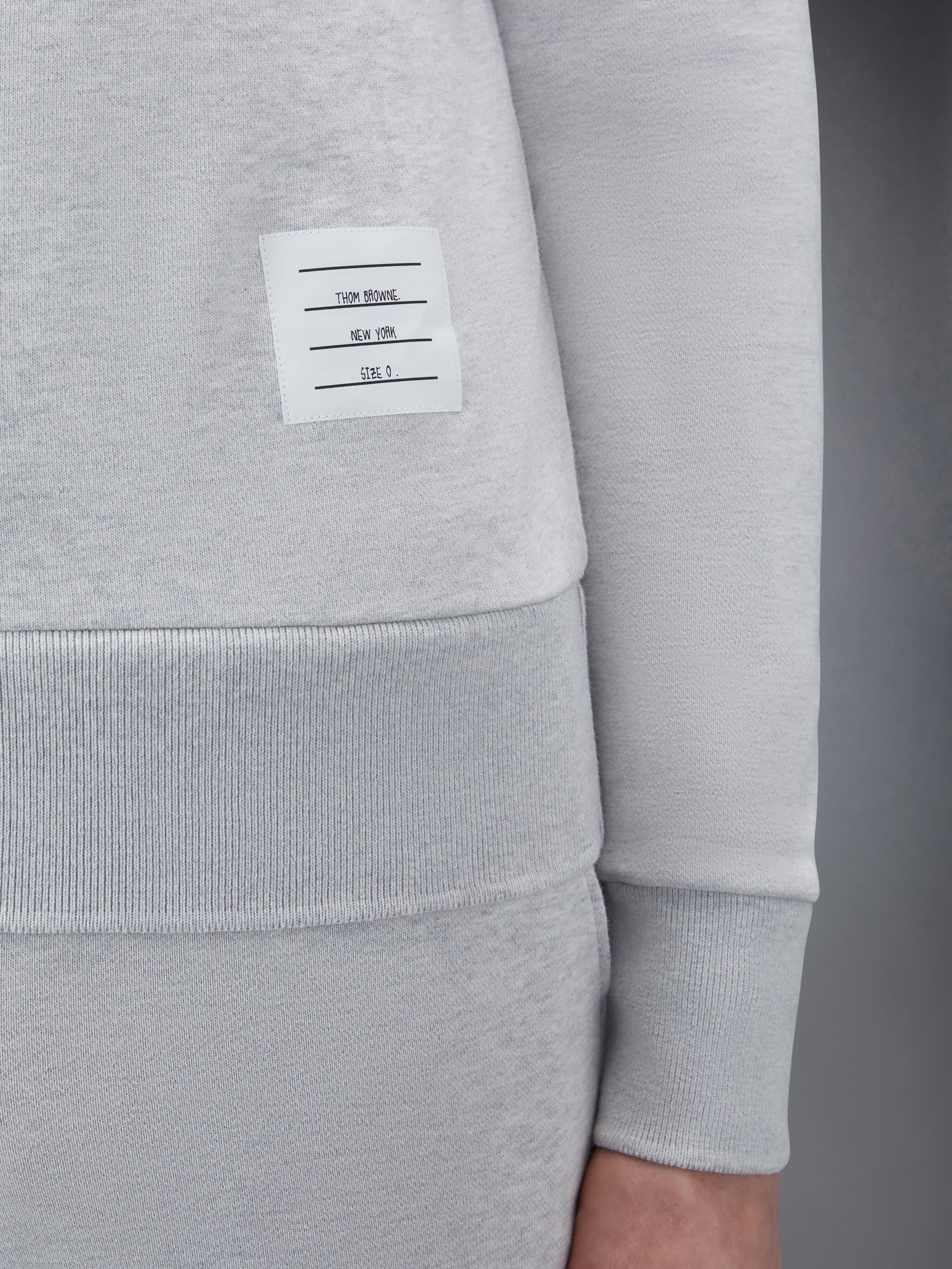 Thom Browne|SWEATSHIRTS (MJT248P 06910 065) Classic Loopback 4 Bar Sweatshirt | Thom Browne