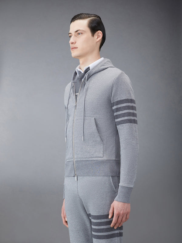 CLASSIC LOOPBACK 4-BAR FULL ZIP HOODIE - image 4