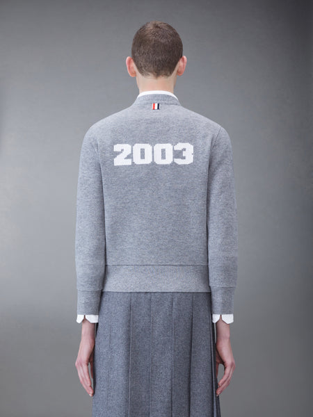 CASHMERE PIQUE 2003 V-NECK CARDIGAN